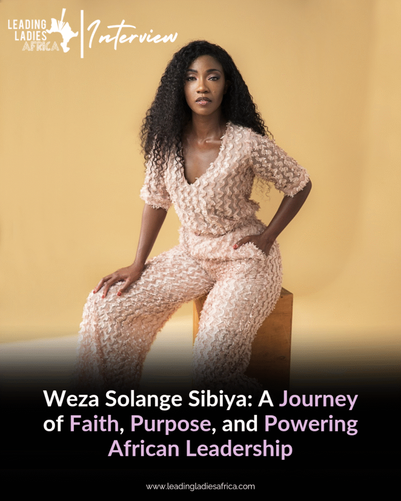 Weza Solange Sibiya: A Journey of Faith, Purpose, and Powering African Leadership Weza Solange Sibiya: A Journey of Faith, Purpose, and Powering African Leadership